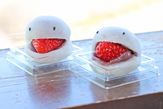 ?いちご大福の季節❗️ ?江戸うさぎの “妖怪★いちご大福”❗️